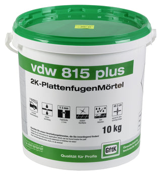VDW 815 PLUS 2-K FUGENMÖRT.10KG BASALT