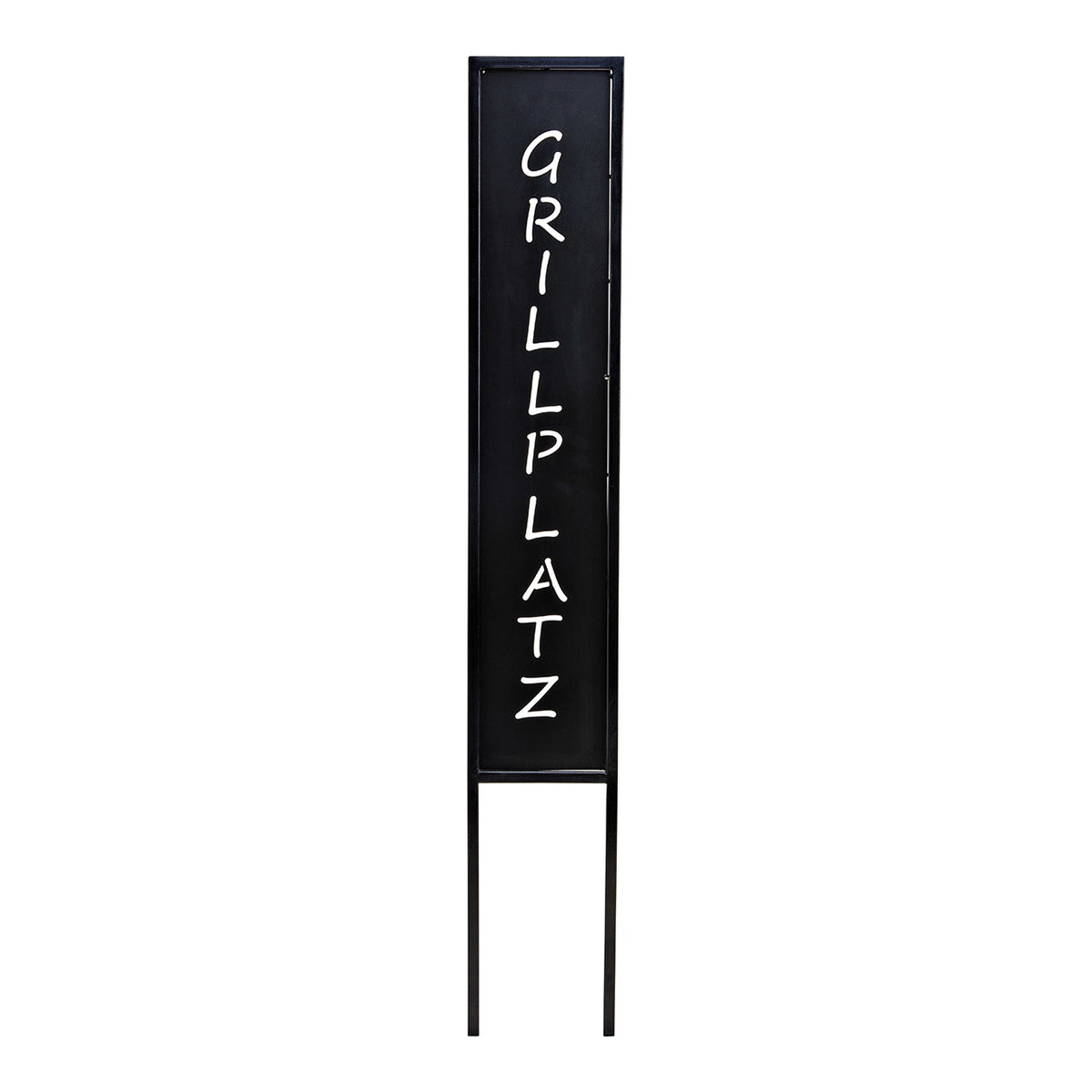 STECKER GRILLPLATZ, METALL SCHWARZ 13X83X1CM