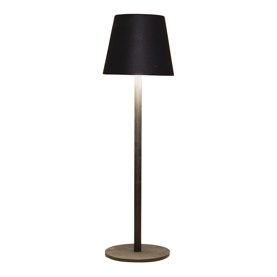 LED-TISCHLAMPE TOUCH DIMMBAR, METALL MATTSCHWARZ 9X27X9CM