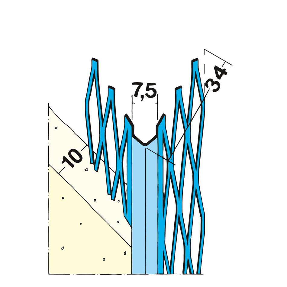 KANTENPROFIL INNEN 1007Z 10MM 2,6M VZ.