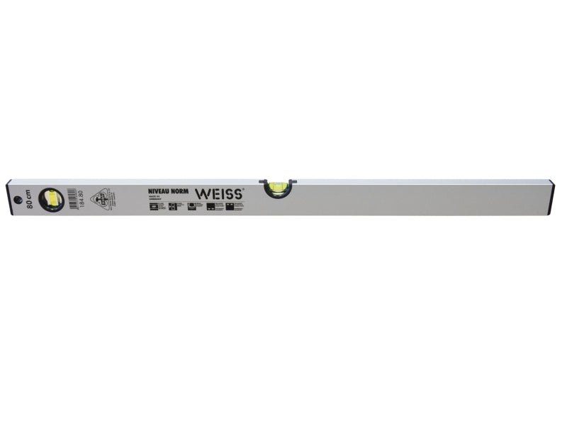 ALU-WASSERWAAGE WEISS NIVEAU NORM 100 CM