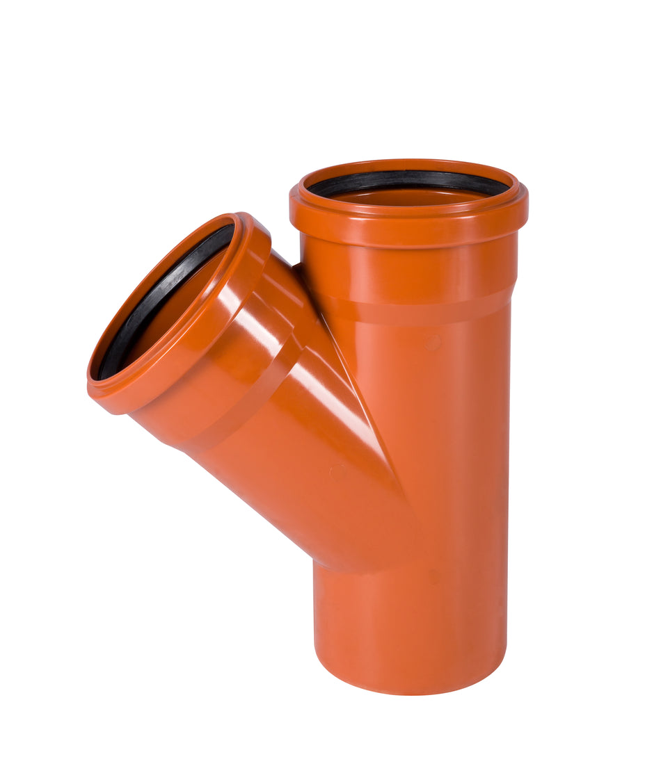 KGEA EINFACHABZWEIG 45° DN/OD 125/125