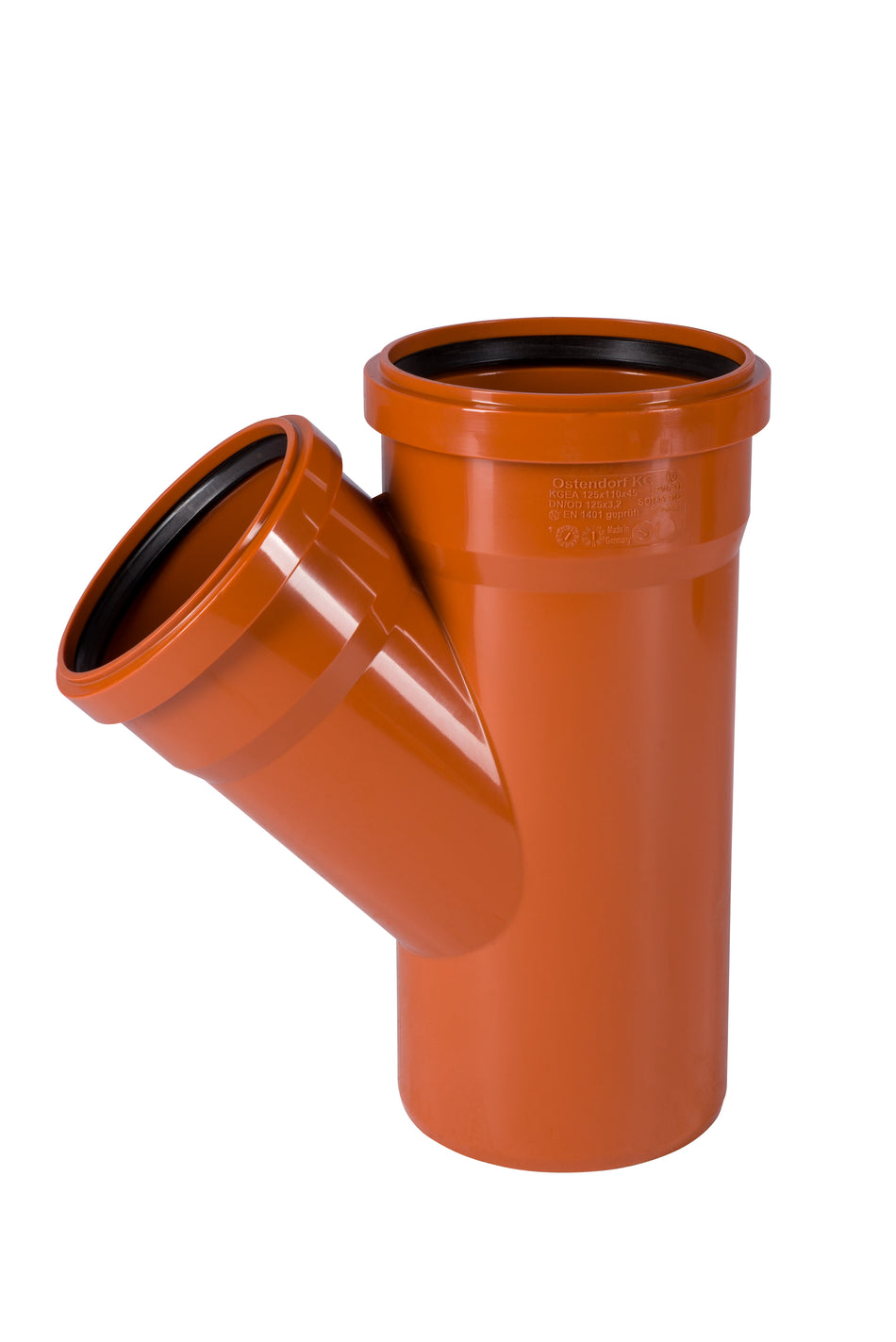 KGEA EINFACHABZWEIG 45° DN/OD 125/110