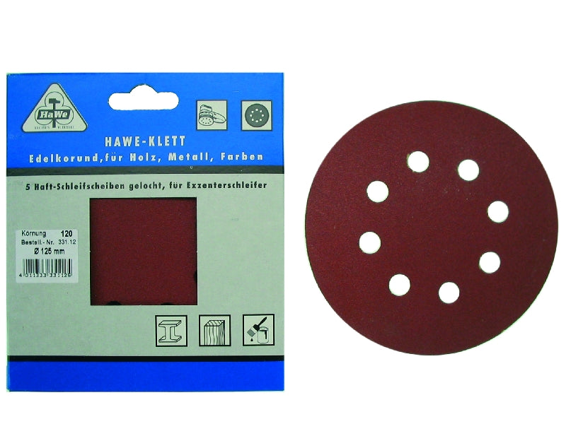 HAFT-SCHLEIFBLÄTTER 125 MM K180 SB