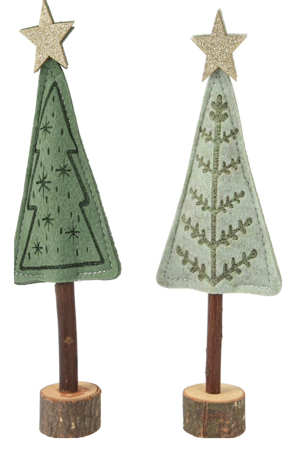BAUM FILZ 2S GRÜN L8-W4-H20CM