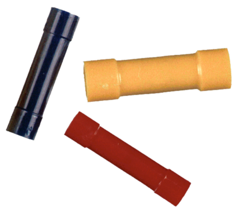 STOßVERBINDER JE 3 ROT, BLAU, GELB