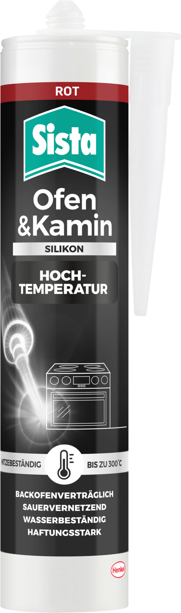 SISTA OFEN & KAMIN ROT 280ML