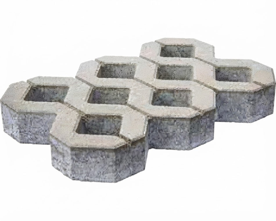 RASENGITTERSTEIN 60/40/8CM GRAU