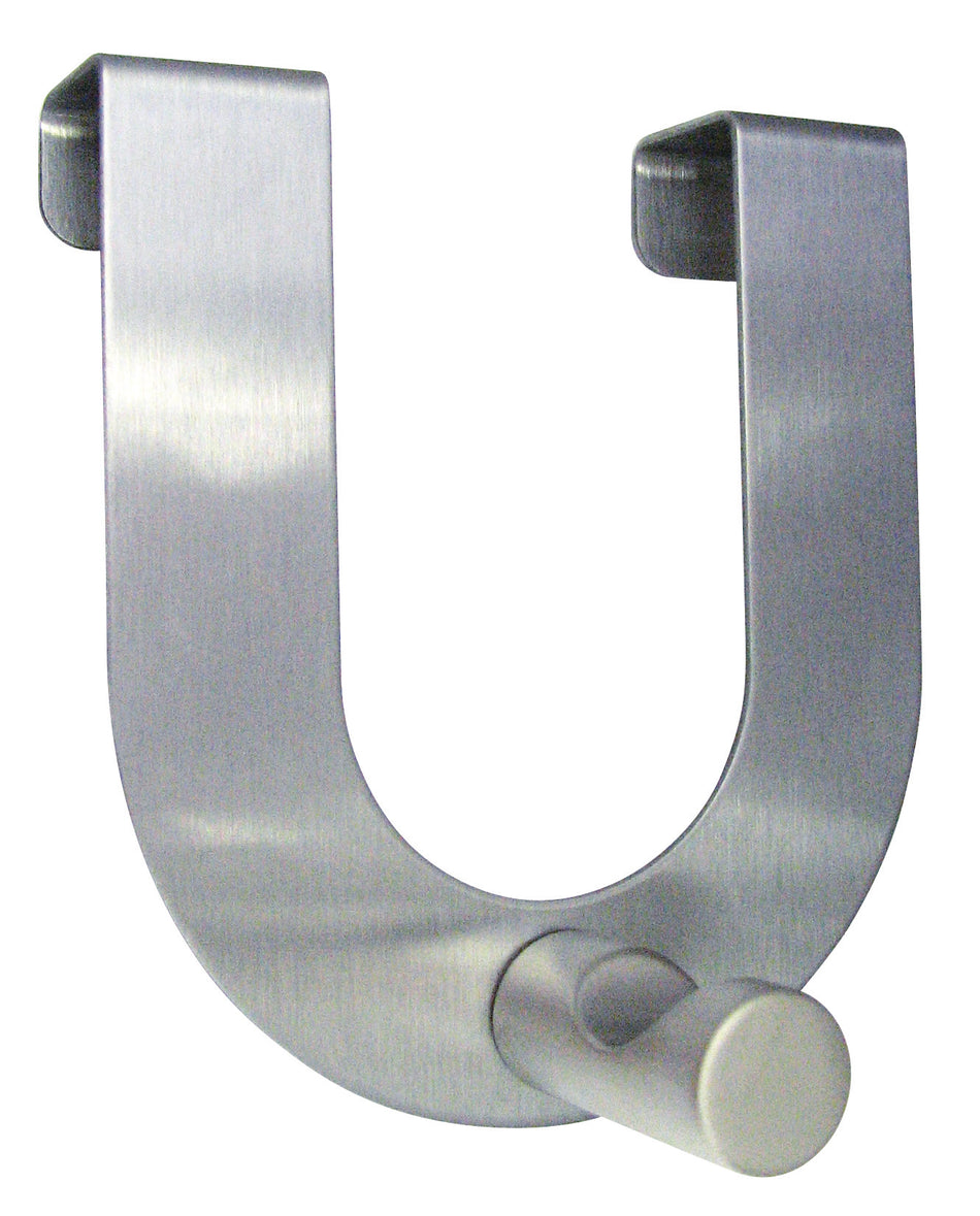 TÜRGARDEROBE EDELSTAHL 85 MM