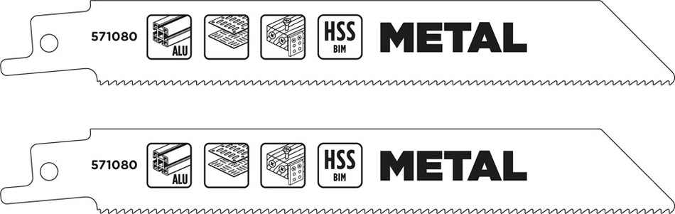 SÄBEL-SÄGEBLATT BIMETALL M 152MMSB
