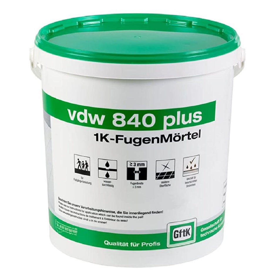 VDW 840 PLUS 1K FUGENMÖRT.25KG BASALT