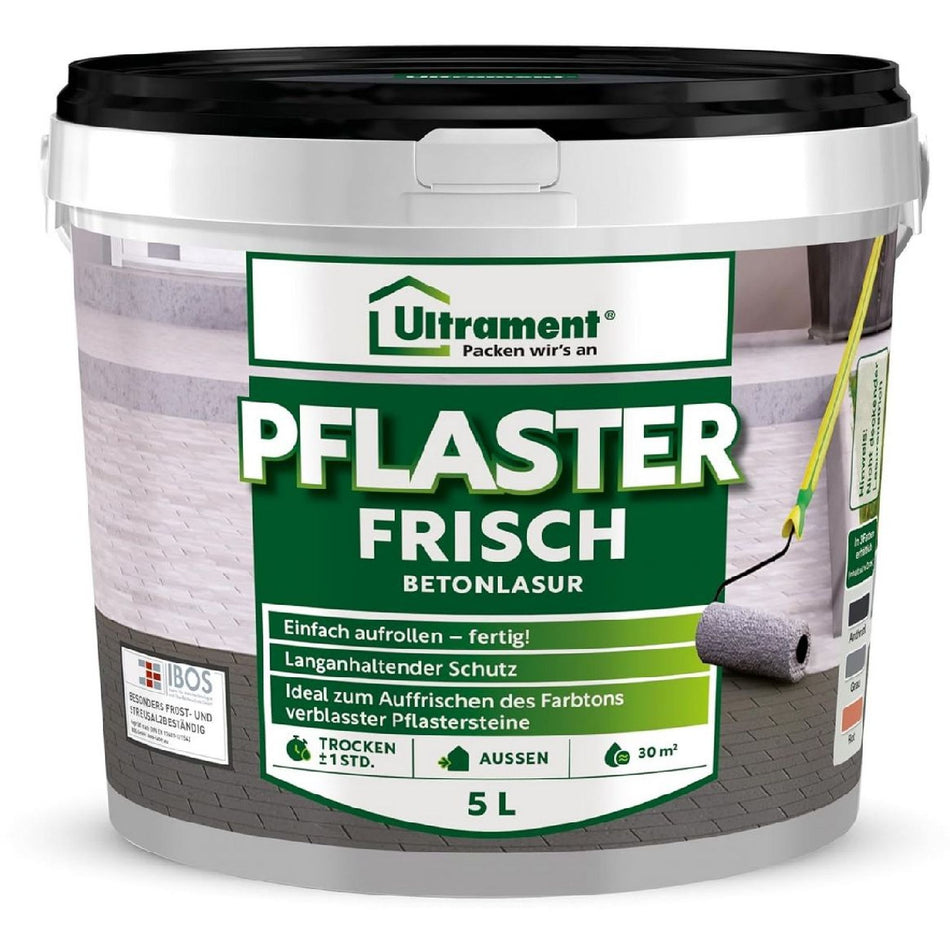 ULTRAMENT PFLASTER FRISCH ANTHRAZIT 5 L