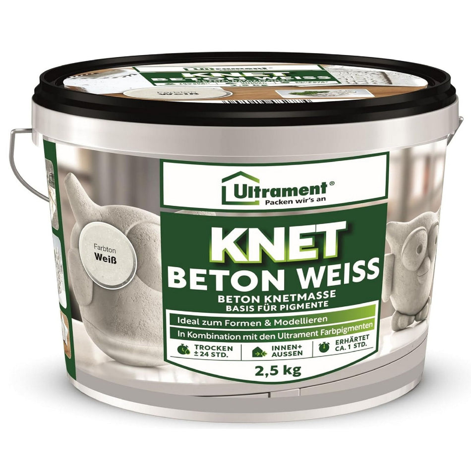 ULTRAMENT KNET BETON WEIß 2,5 KG