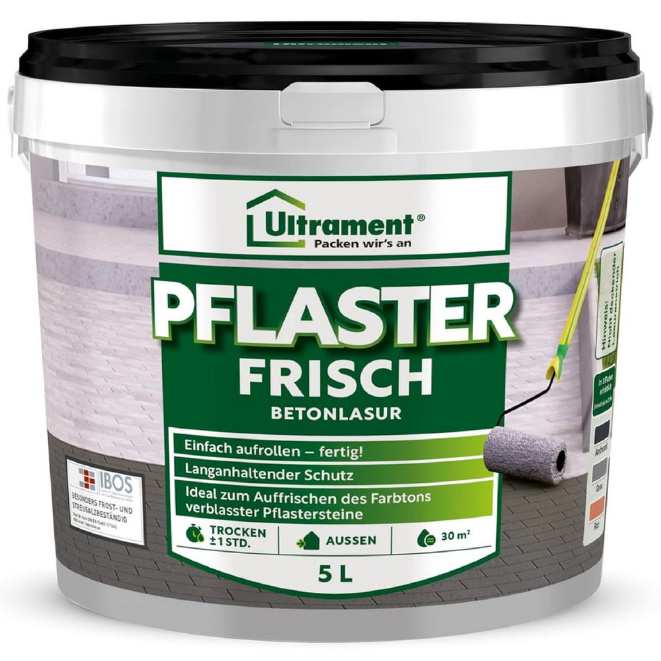 ULTRAMENT PFLASTER FRISCH GRAU  5 L