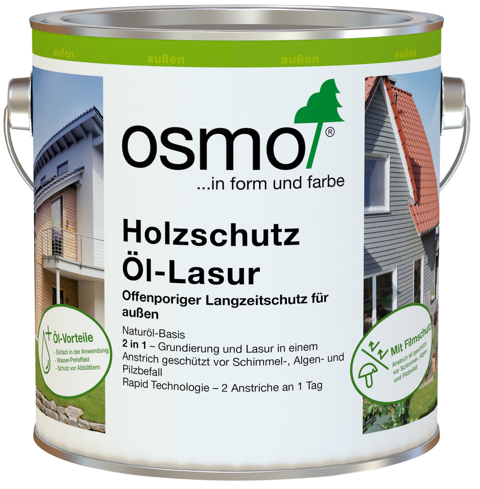 HOLZSCHUTZ ÖL-LASUR QUARZGRAU 2,5L