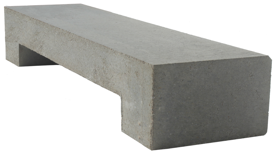 HOHLBLOCKSTUFE 16/32/150 CM GRAU