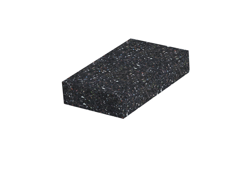 GUMMIPAD SCHWARZ 100X60X20MM