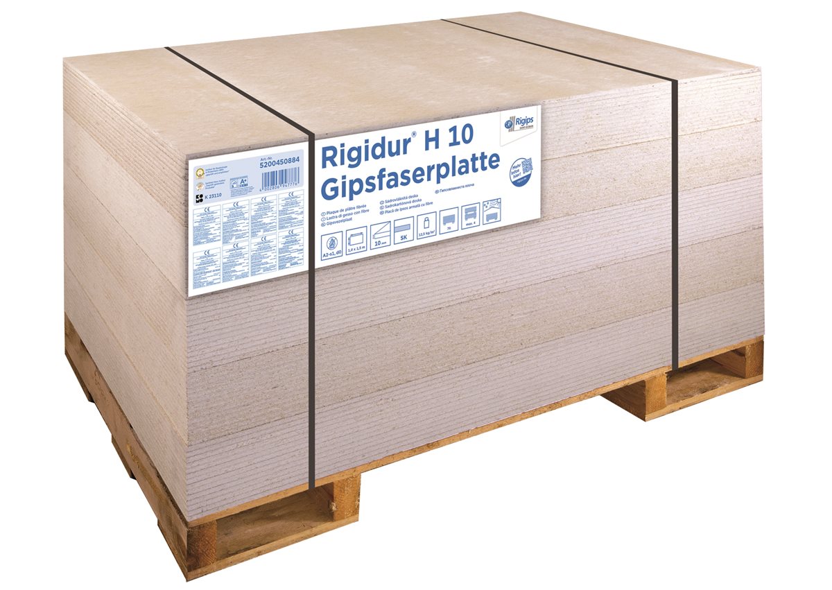 Rigips Rigidur H Gipsfaserplatte 10 mm, 1500 × 1000 mm