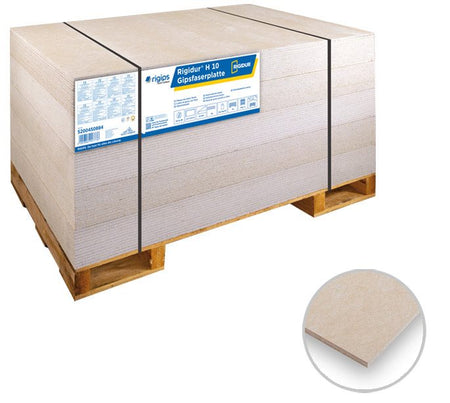 Rigips Rigidur H 10 mm – Plattenstapel