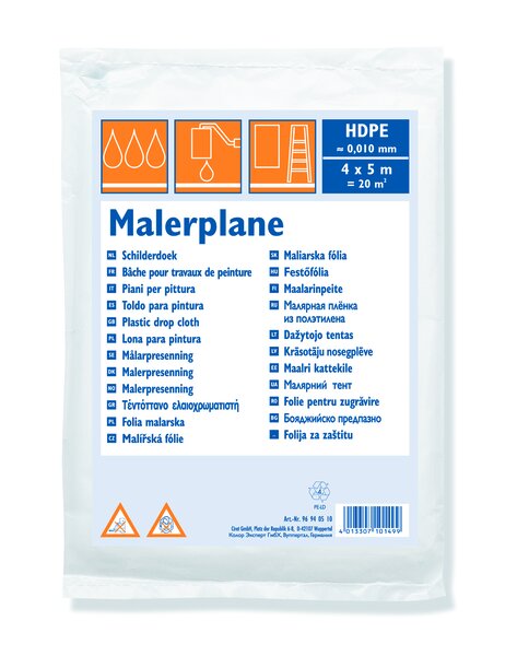 ABDECKPLANE HDPE 10MY 4X5M 20QM