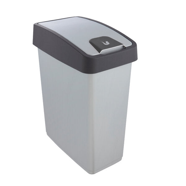 ABFALLBEHÄLTER MAGNE 25 L SILBER/ANTHR.