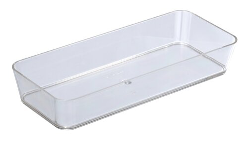 ABLAGE CANDY TRANSPARENT SCHMAL 24X10X4