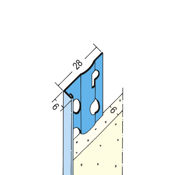 ABSCHLUSSPROFIL INNEN 1216 6MM 2,5M