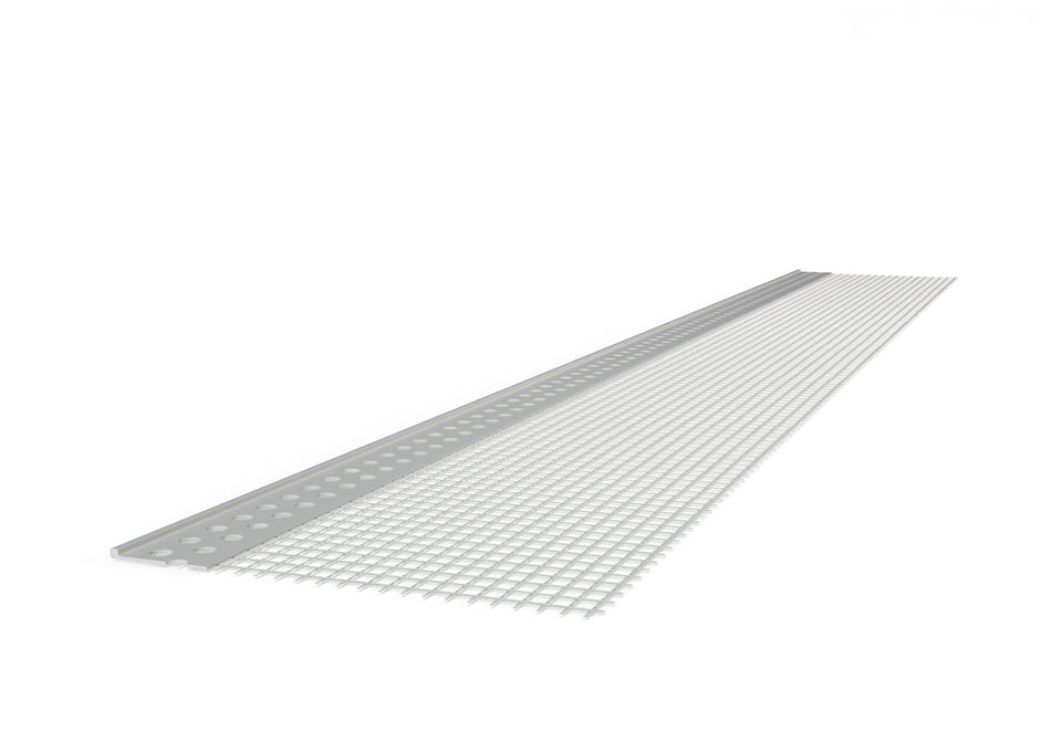 ABSCHLUSSPROFIL PVC M.GEWEBE 3MM 2,5M