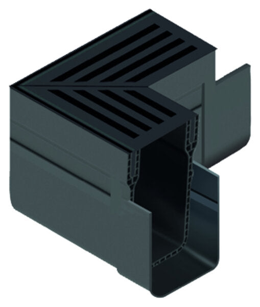 ACO SLIMLINE ECKE MIT ROST
