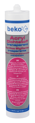 ACRYL-DICHTSTOFF TRANSPARENT 310ML
