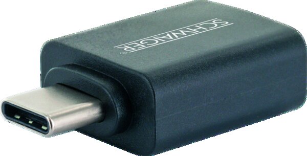 ADAPTER STECKER USB 3.1 SCHWARZ