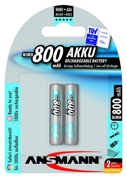 AKKU ANSMANN MAXE MICRO BLUE AAA 2ER