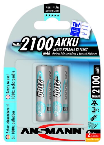 AKKU ANSMANN MAXE MIGNON BLUE AA 2ER