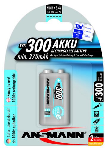 AKKU ANSMANN MAXE PLUS E-BLOCK 9V