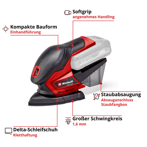 AKKU-MULTISCHLEIFER TE-OS 18/150 LI SOLO