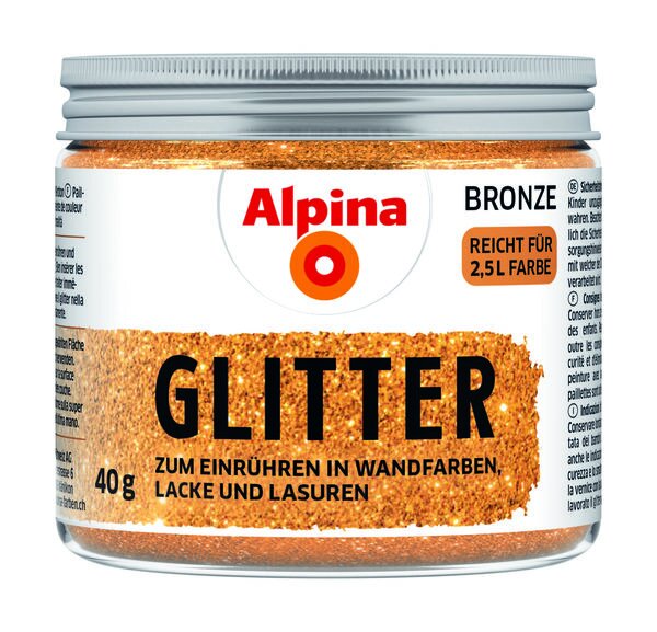 ALPINA KREATIV GLITTER BRONZE 40G