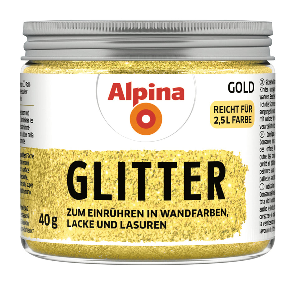 ALPINA KREATIV GLITTER GOLD 40G