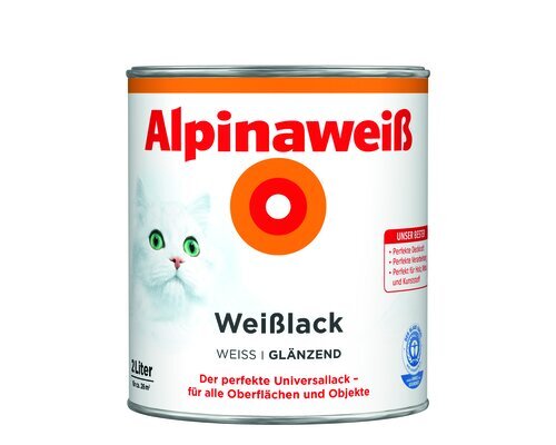 ALPINAWEIß WEIßLACK GLÄNZEND 2L