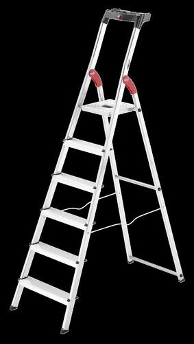 ALU-SICHERHEITS-STEHLEITER L60 6-STUFIG