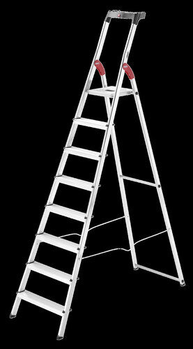 ALU-SICHERHEITS-STEHLEITER L60 8-STUFIG