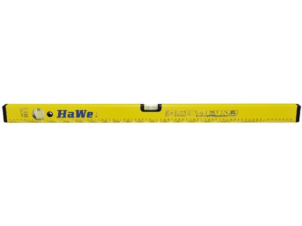 ALU-WASSERWAAGE HAWE GELB 40 CM