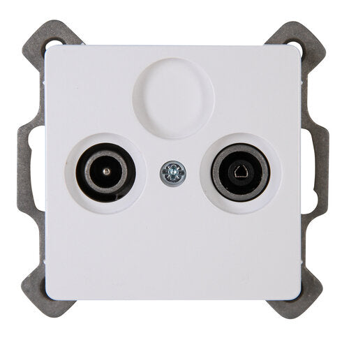 ANTENNENSTECKDOSE PARIS TV/RF ARKTISWEIß