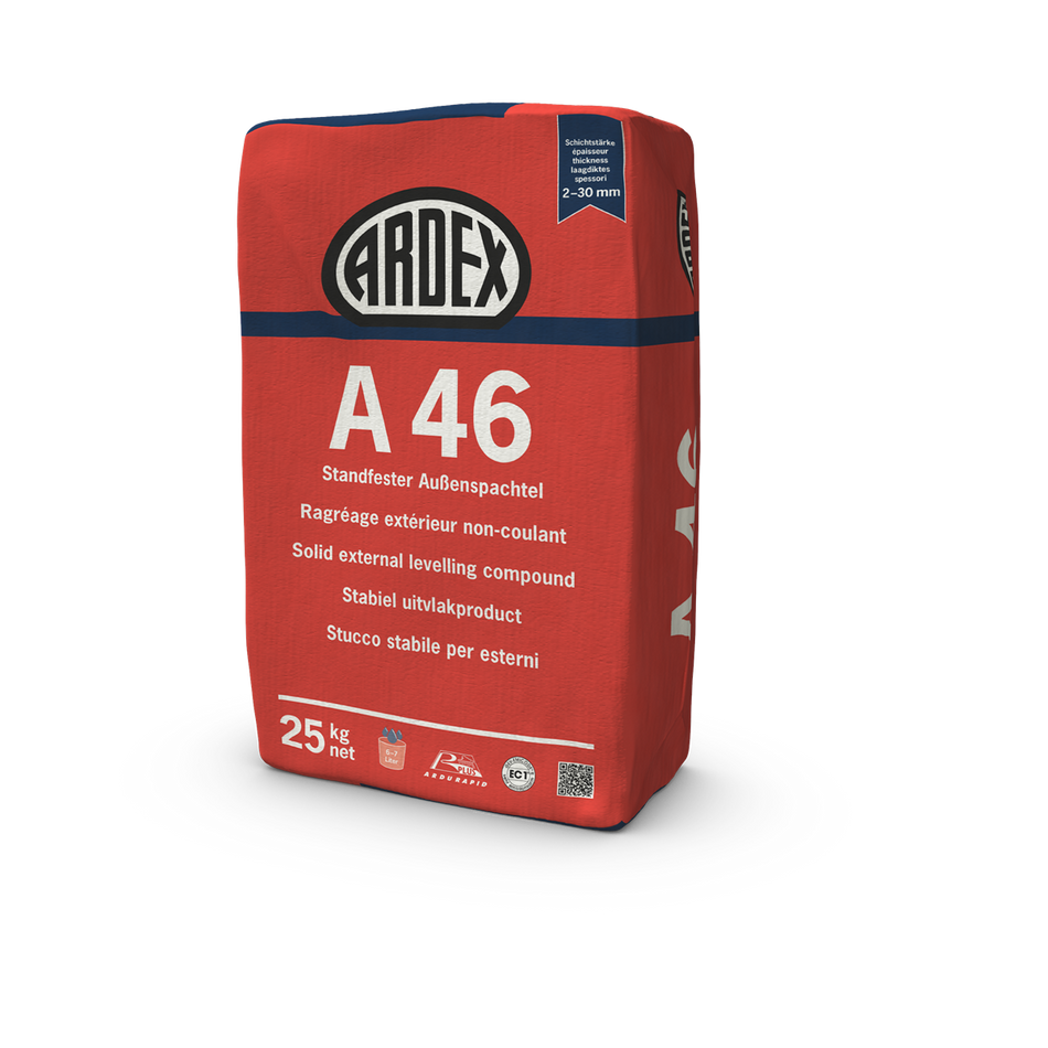 ARDEX A 46 STANDFEST.AUßENSPACHTEL 25KG