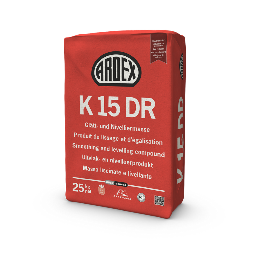 ARDEX K 15 DR GLÄTT-U.NIVELLIERMASS.25KG