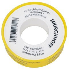 GEWINDEDICHTBAND PTFE 0,1X12 MM X 12 M
