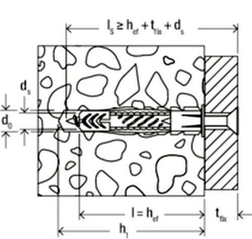 UNIVERSALDÜBEL UX 8X50 RH K