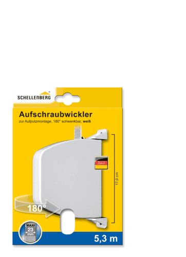 AUFSCHRAUBWICKLER MAXI SCHWENKBAR WEIß