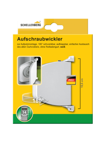 AUFSCHRAUBWICKLER MINI AUFKLAPPBAR WEIß
