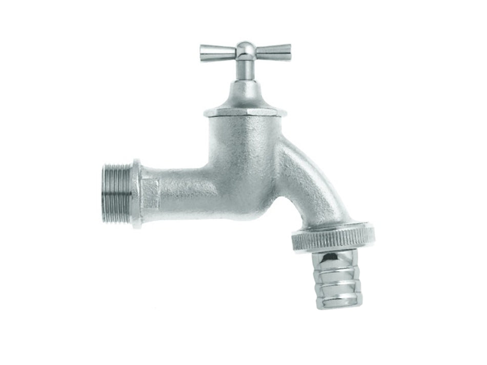 AUSLAUFVENTIL MS MATT VERCHROMT 1/2"