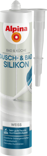 B&K DUSCH- & BADSILIKON 0,3L WEIß